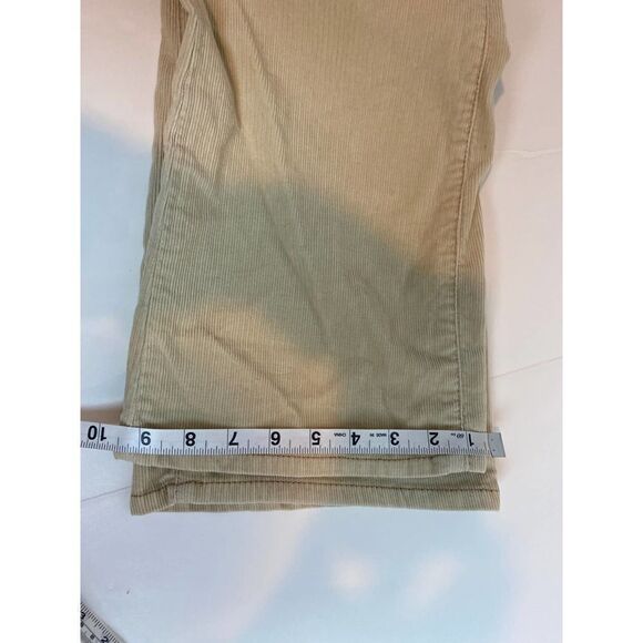 Vintage Polo Jeans Co. Ralph Lauren Tan Corduroy Jeans Straight - 8 (32 length) - Picture 2 of 8